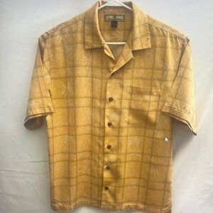 Tommy Bahama Mustard Short Sleeve Shirt
